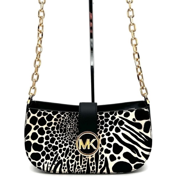Michael Kors | Bags | Michael Kors Carmen Small  Michael Kors Carmen Small Pouchette
Crossbody Bag Black Multi